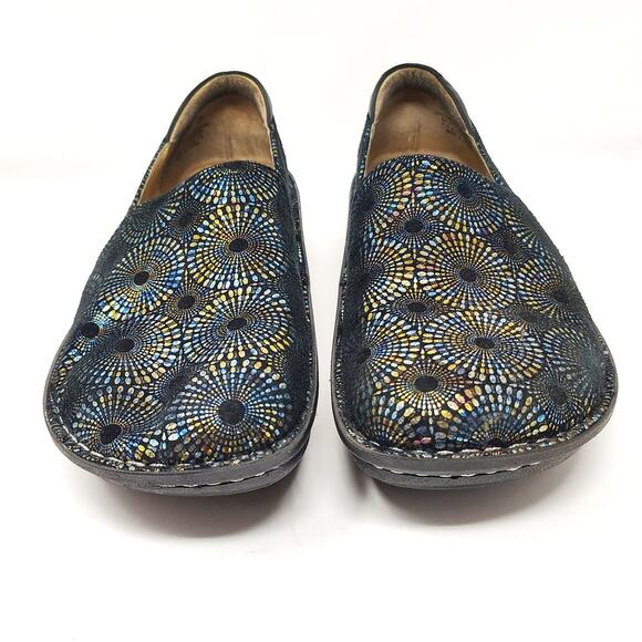Alegria Shoes Womens 9 Debra Clogs Slip On Rainbow Geometric 39 - Picture 6 of 10
